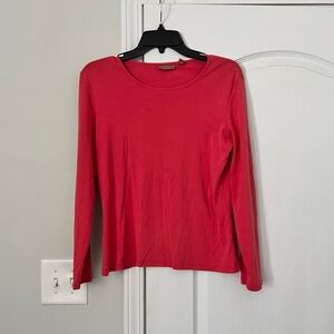 Nordstrom | dark pink long sleeve shirt - M